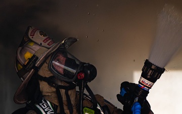 Malmstrom fire department conducts structure fire training