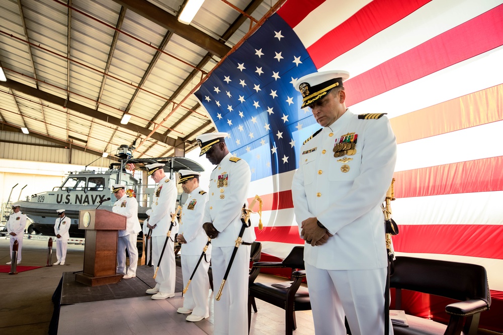 Maritime Expeditionary Security Group One Change of Command Ceremony