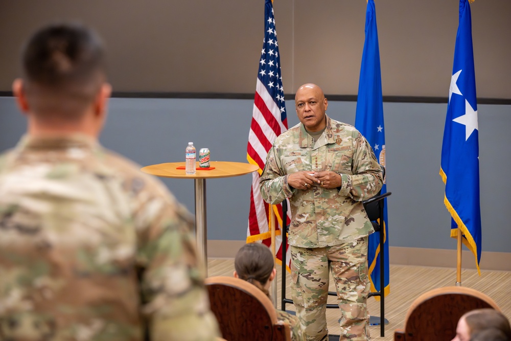 USAF Gen. Anthony J. Cotton, United States Strategic Command commander, visits 532nd Training Squadron