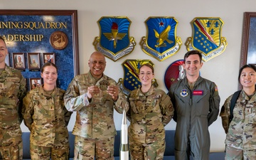 USAF Gen. Anthony J. Cotton, United States Strategic Command commander, visits 532nd Training Squadron