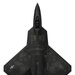 F-22 Raptor Top Orthographic View