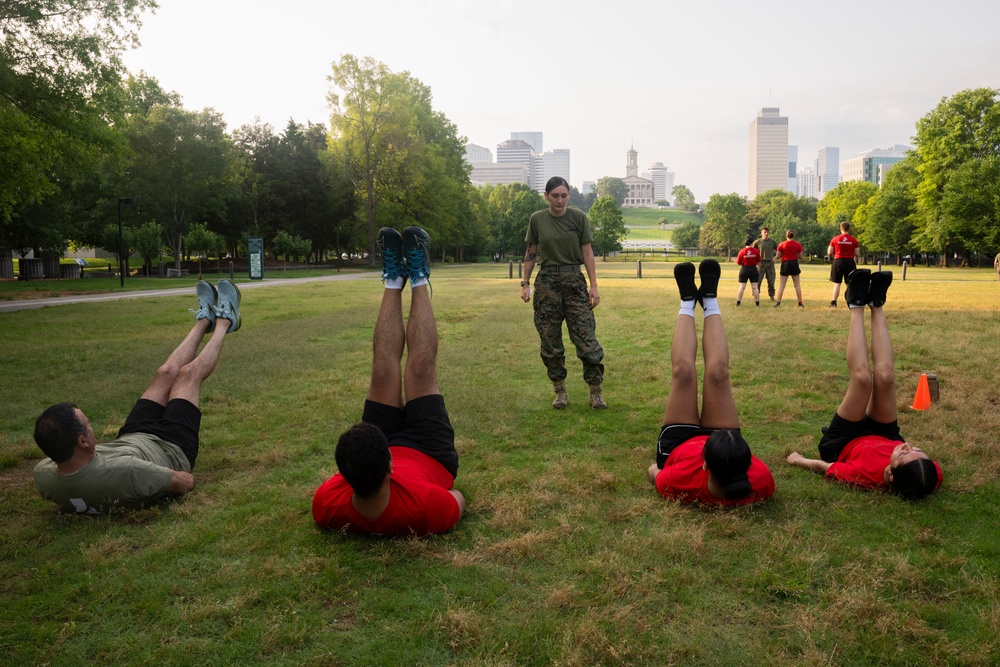 Marine Week Nashville; Morning PT