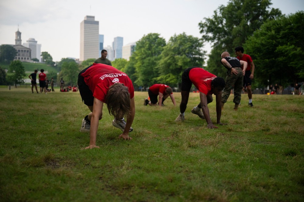 Marine Week Nashville; Morning PT