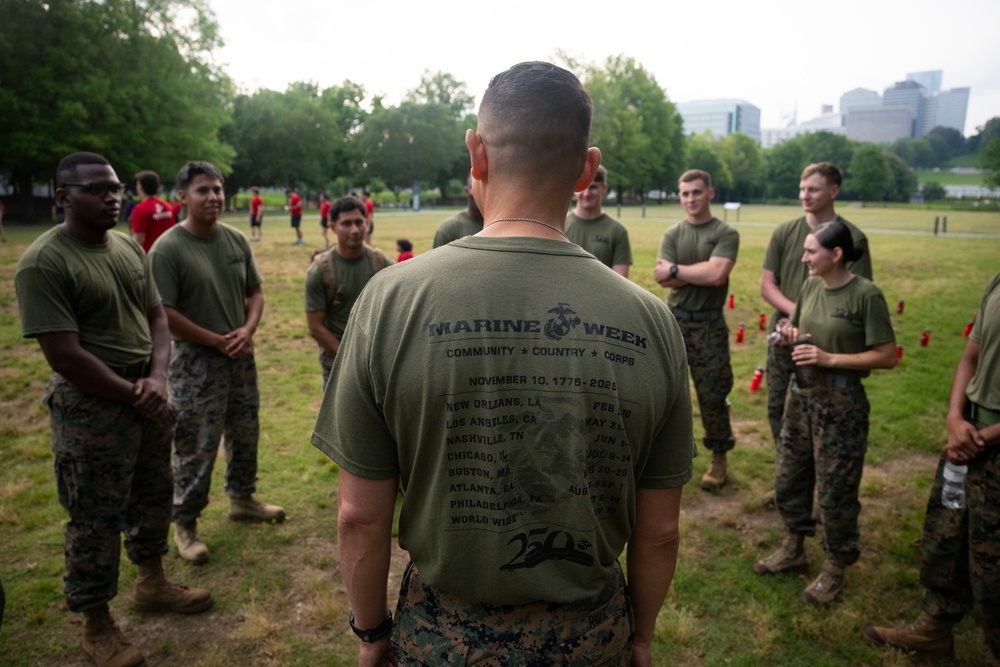 Marine Week Nashville; Morning PT