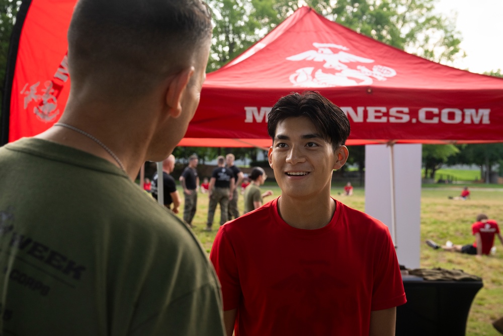 Marine Week Nashville; Morning PT
