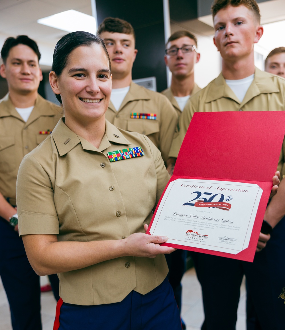 Marine Week Nashville: Tennessee Valley Healthcare System Visit