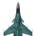 Sukhoi Su-34 Top Orthographic View
