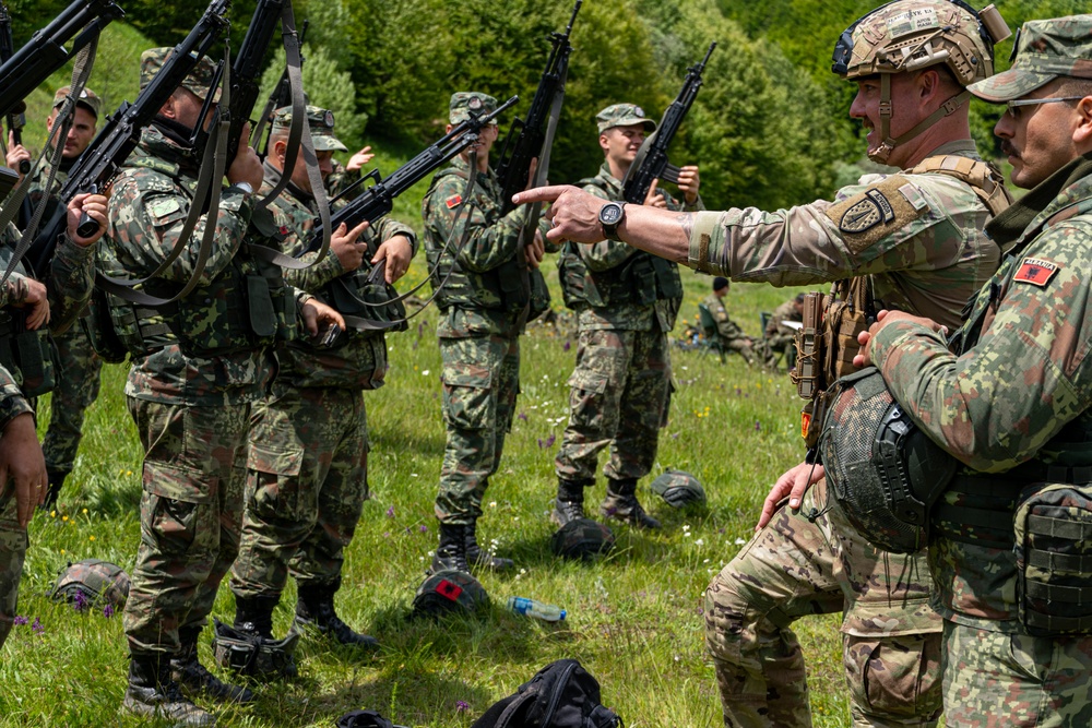 FP 25-1 Advisors from 54th SFAB Enhance NATO Interoperability During Immediate Response 25 in Albania