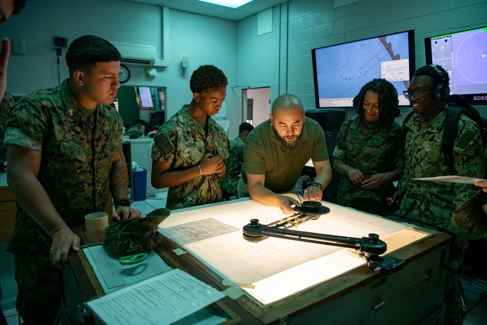 Midshipmen tour Expeditionary Warfare Training Group Pacific