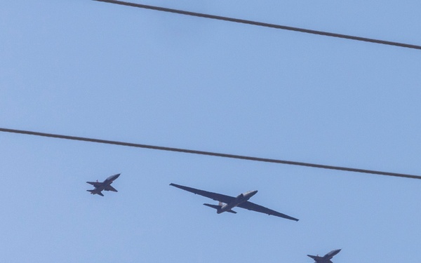 U-2 flies with T-38's