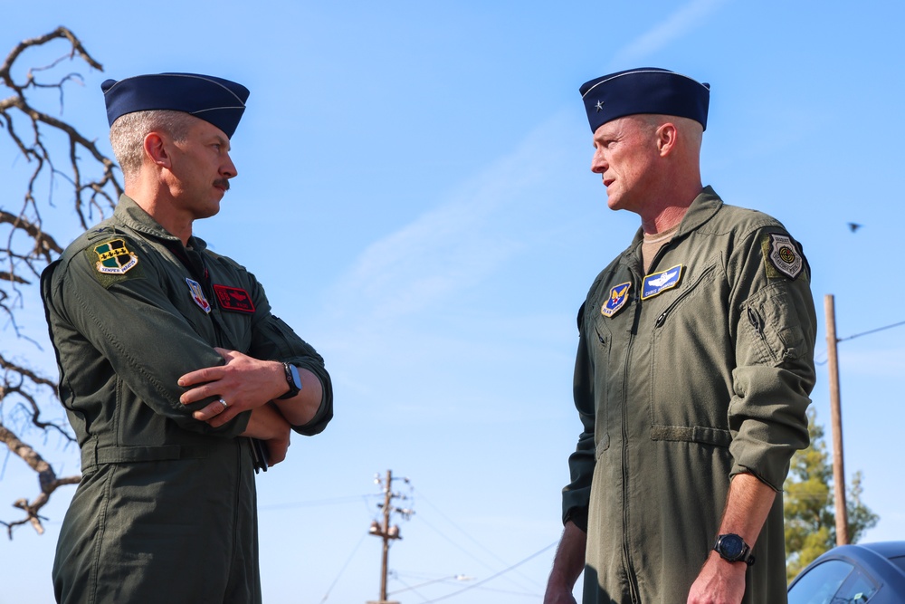 Brig. Gen. Hammond visits Beale AFB
