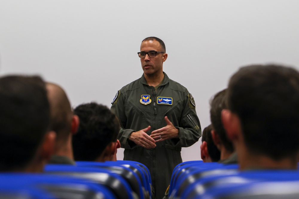 Lt. Gen. Spain visits Beale AFB