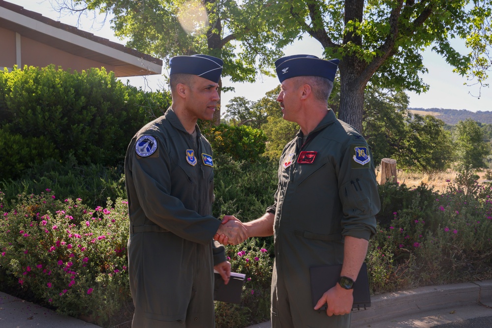 Lt. Gen. Spain visits Beale AFB