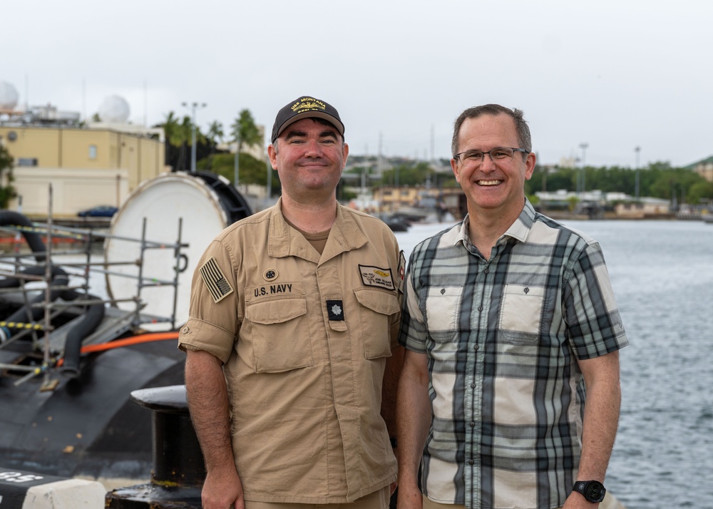 Performing the Duties of Assistant Secretary of Defense for Special Operations and Low-Intensity Conflict Colby Jenkins Tours USS Montana (SSN 794)