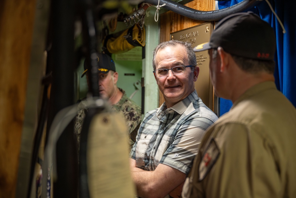 Performing the Duties of Assistant Secretary of Defense for Special Operations and Low-Intensity Conflict Colby Jenkins Tours USS Montana (SSN 794)