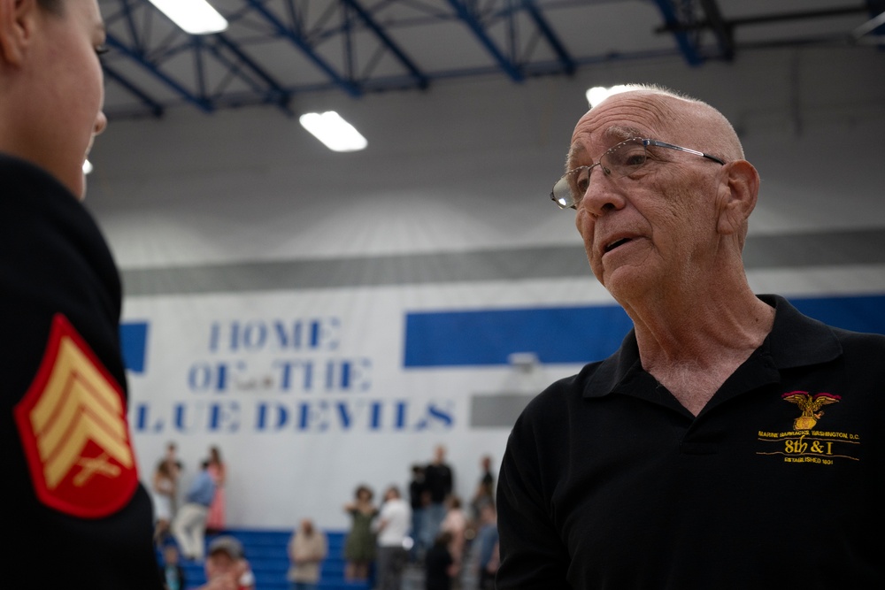 Marine Week Nashville; Lebanon Highs School Visit