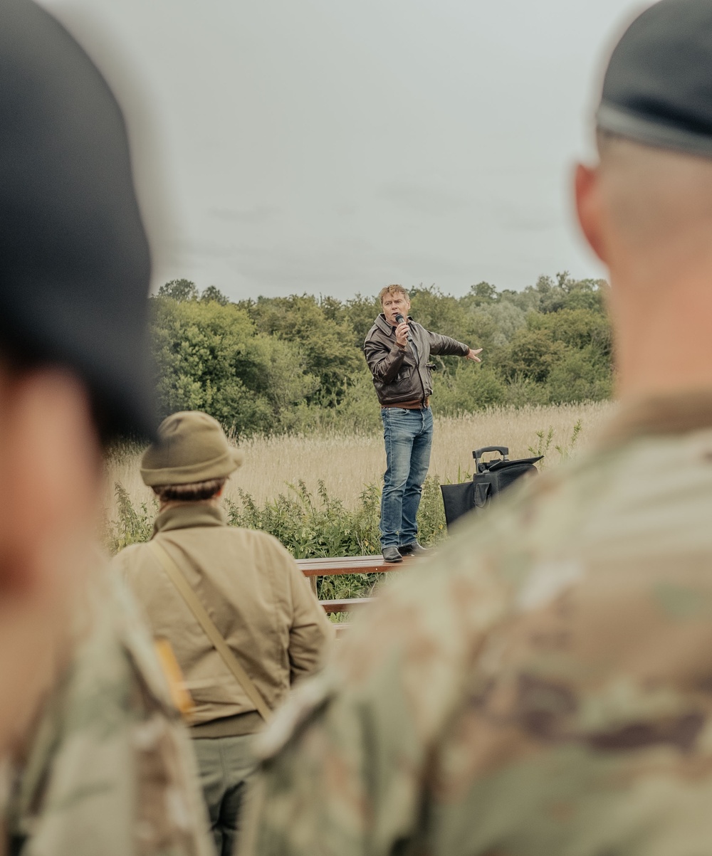 Screaming Eagles Take a Ride in World War II Vehicles and Conduct Reenlistment