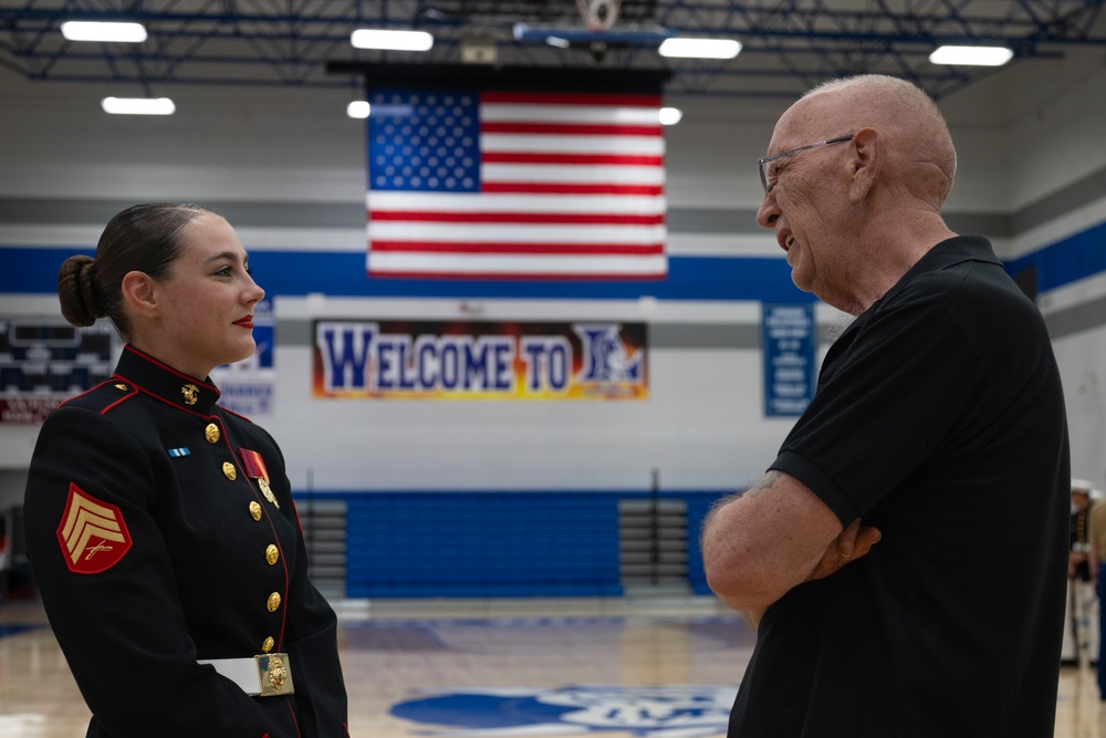 Marine Week Nashville; Lebanon Highs School Visit