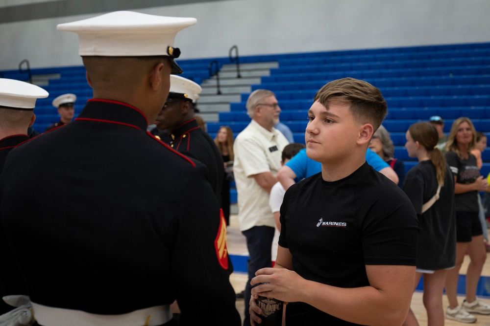 Marine Week Nashville; Lebanon Highs School Visit