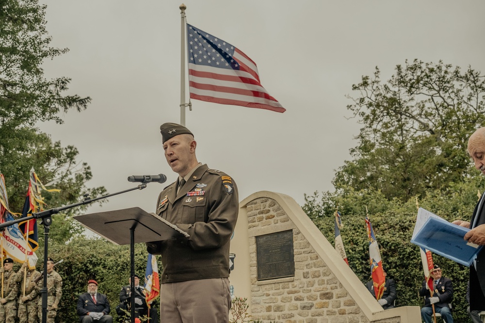 101st Airborne Division (Air Assault) Soldiers Participate in 506th PIR Memorial Ceremony