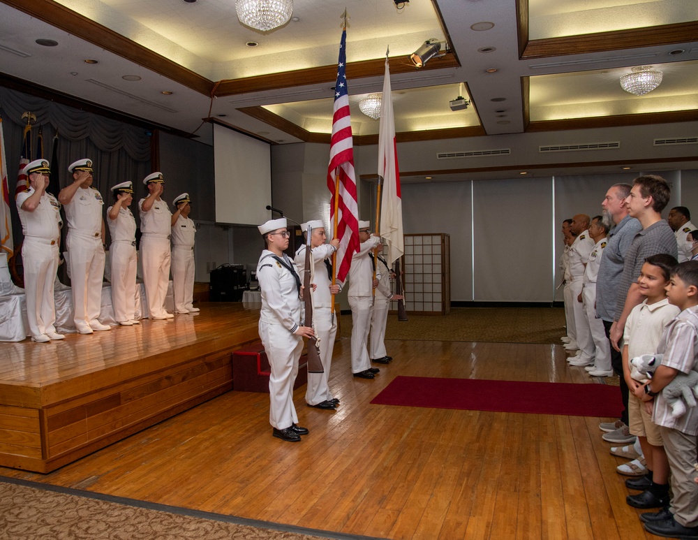 NBHC Sasebo Conducts Change of Command Ceremony