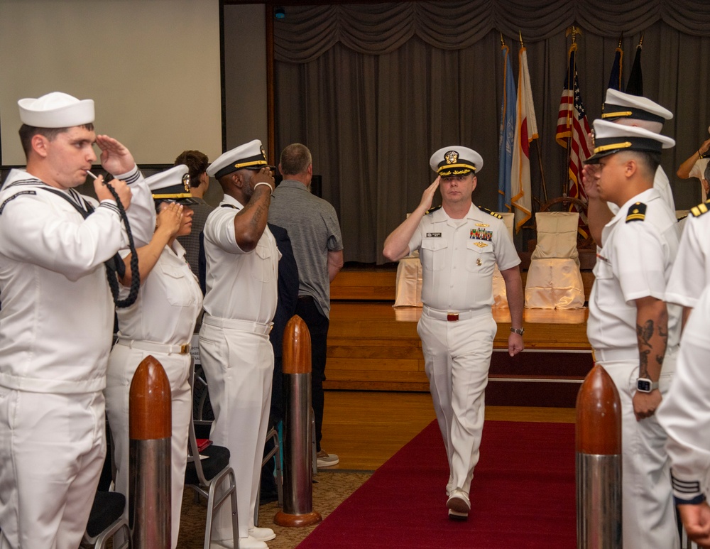 NBHC Sasebo Conducts Change of Command Ceremony