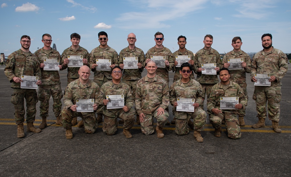 374 AMXS host dedicated crew chief induction ceremony
