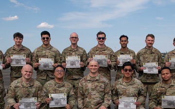 374 AMXS host dedicated crew chief induction ceremony