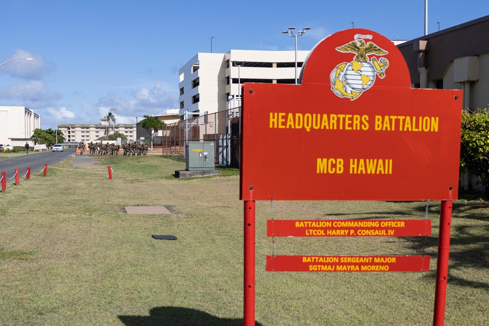 Staying Ready: Headquarters Battalion, MCBH, conducts FEX III