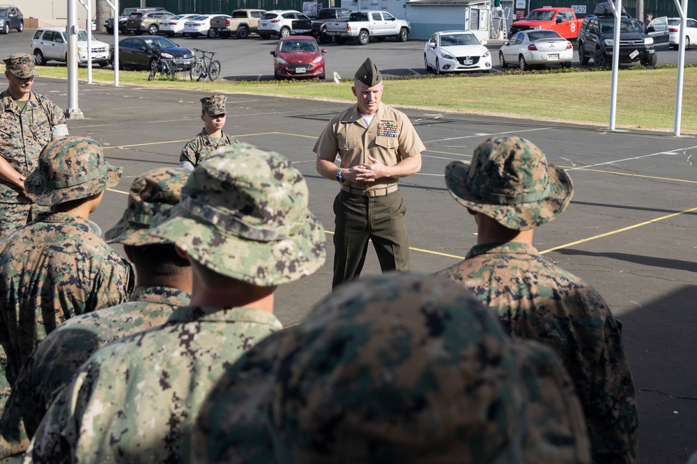 Staying Ready: Headquarters Battalion, MCBH, conducts FEX III