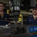 George Washington Sailors Work in the Machine Shop