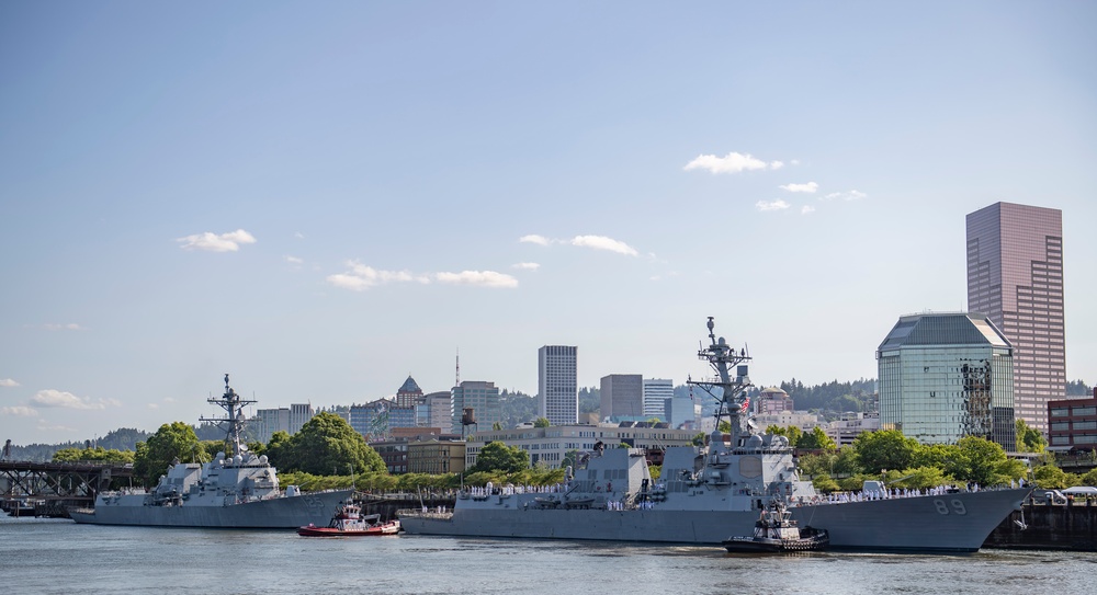 Portland Fleet Week welcomes USS Mustin and USS Jack H. Lucas