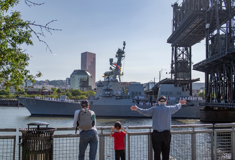 Portland Fleet Week welcomes USS Mustin and USS Jack H. Lucas