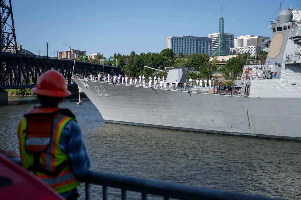 Portland Fleet Week welcomes USS Mustin and USS Jack H. Lucas