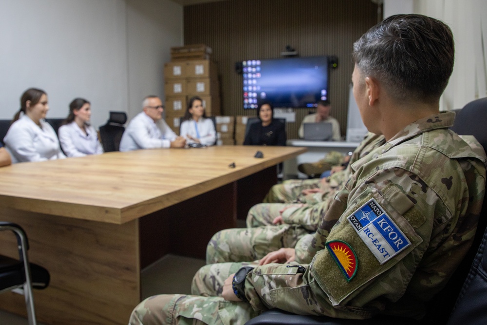 U.S. Soldiers assigned to NATO-led KFOR 34 serve as liaisons in Kosovo