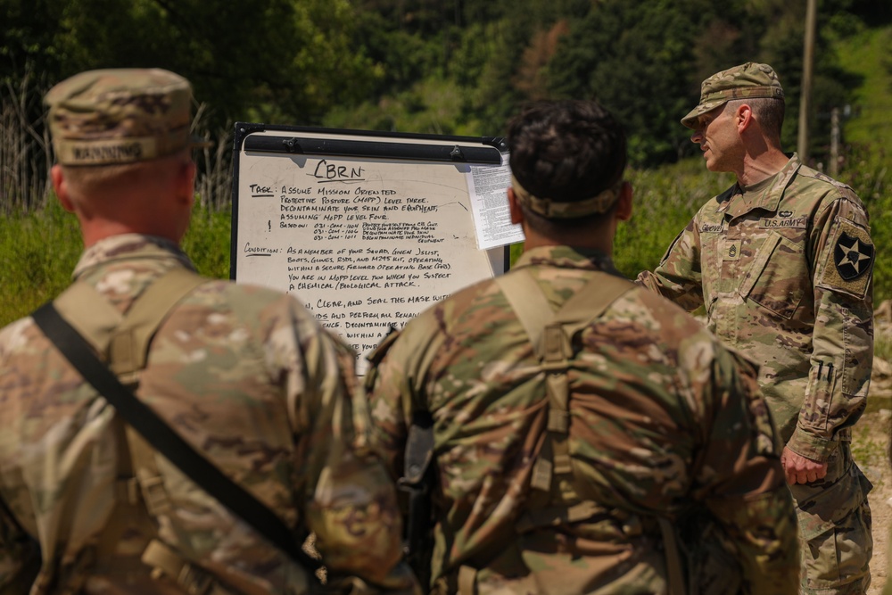 2025 Eighth Army Best Squad Competition CBRN Lane
