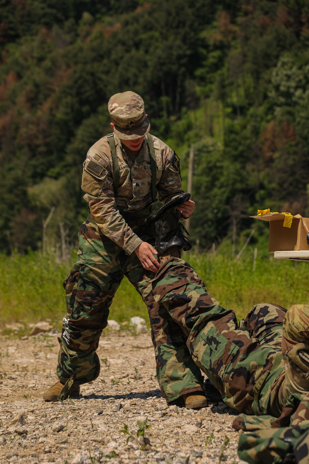 2025 Eighth Army Best Squad Competition CBRN Lane