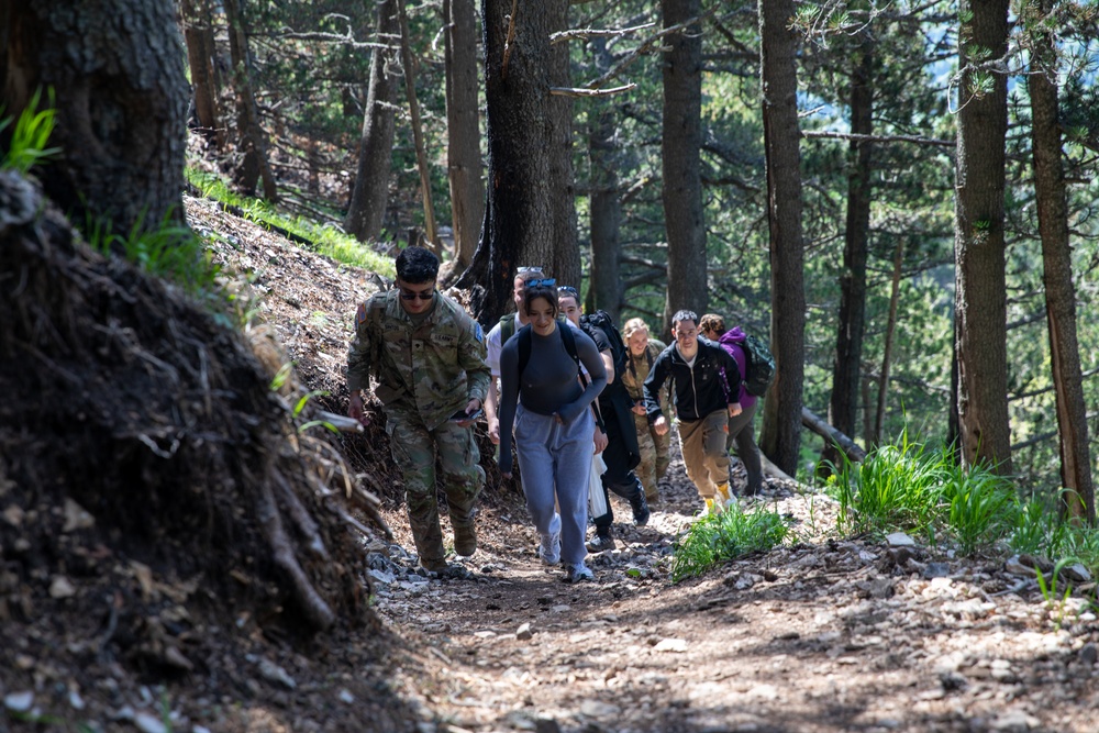U.S. LMT Soldiers celebrate Ferizaj's &quot;KFOR Week&quot; by participating in a hike with local community members