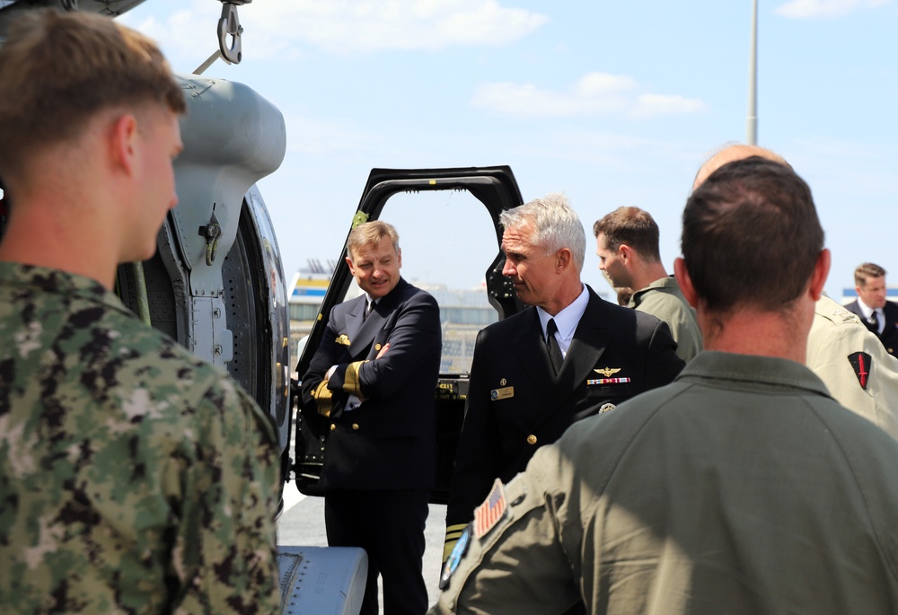 USS Mount Whitney Hosts BALTOPS Pre-Sail Conference DVs