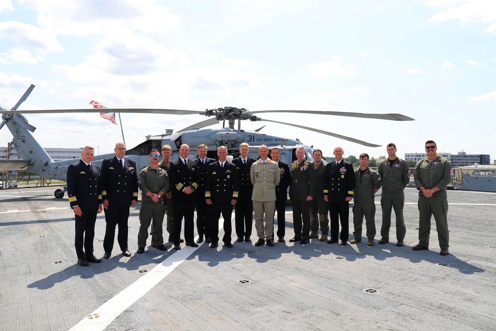 USS Mount Whitney Hosts BALTOPS Pre-Sail Conference DVs