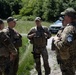 KFOR's Latvian soldiers conduct patrol along the ABL