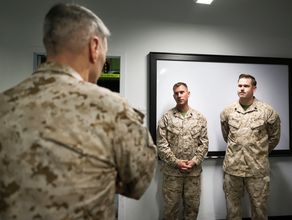 37th Assistant Commandant of the Marine Corps visits NSA Bahrain