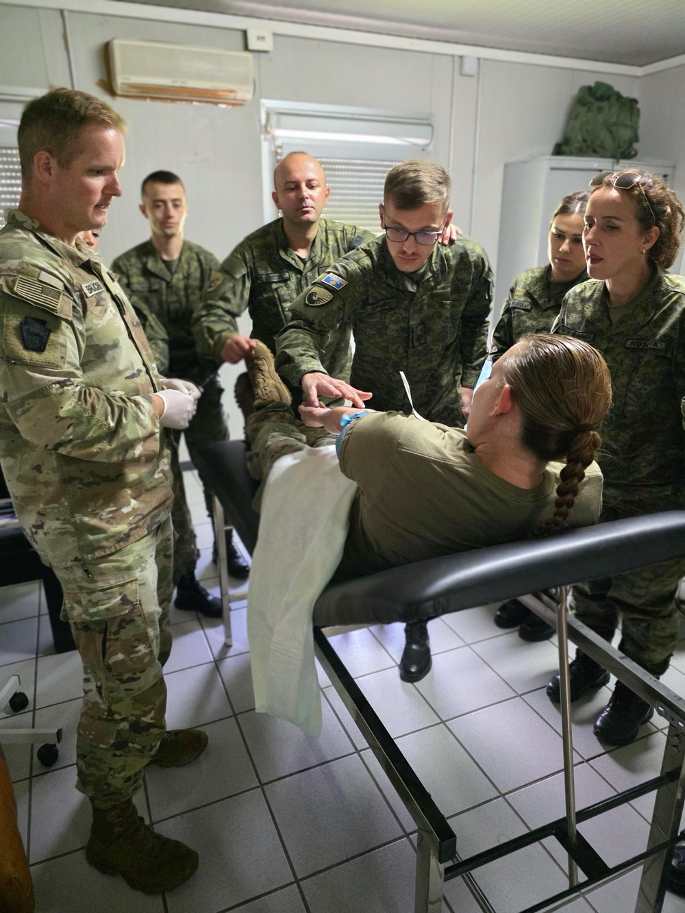 28ID Soldiers Conduct Joint Combat Medic Training with Kosovo Security Force Soldiers