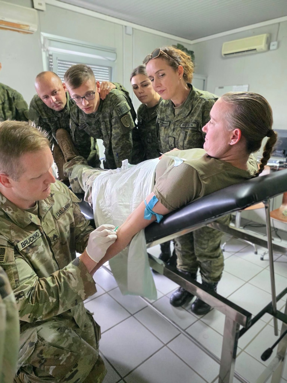 28ID Soldiers Conduct Joint Combat Medic Training with Kosovo Security Force Soldiers