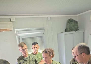 28ID Soldiers Conduct Combat Medic Training with Kosovo Security Force Soldiers