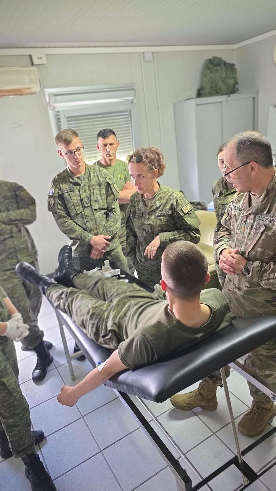 28ID Soldiers Conduct Combat Medic Training with Kosovo Security Force Soldiers