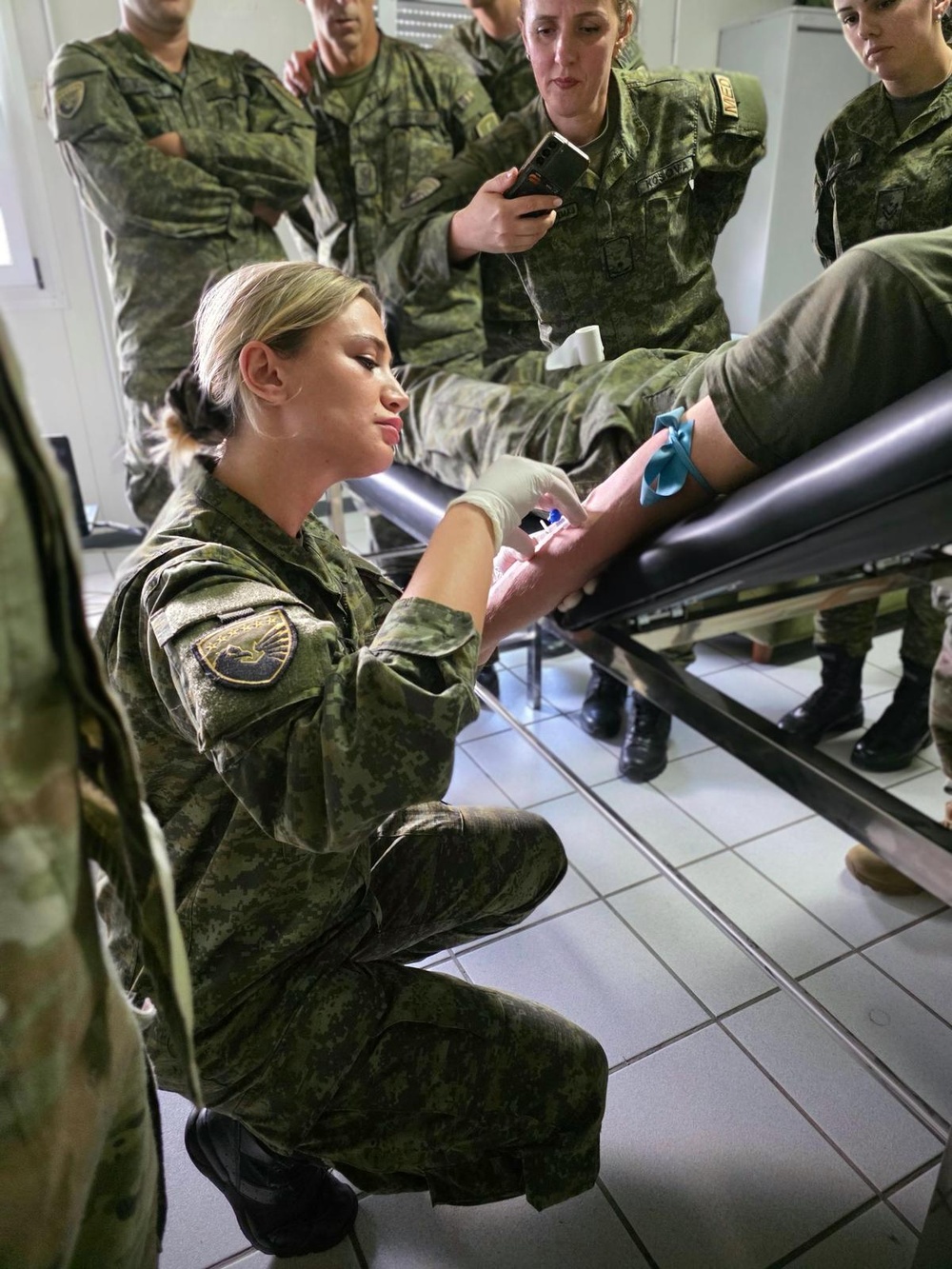 28ID Soldiers Conduct Combat Medic Training with Kosovo Security Force Soldiers