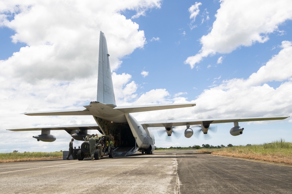 KAMANDAG 9: VMGR-352 transports U.S. Marines from Lal-lo to Subic Bay