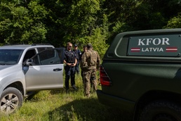 KFOR RC-E Conducts Coordinated Patrols with KP
