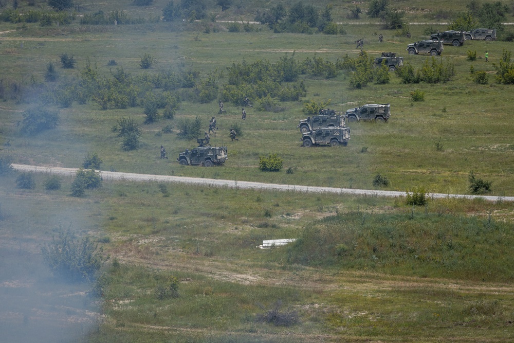 U.S. Military Showcases Combat Power Alongside Allies During DEFENDER 25 in North Macedonia